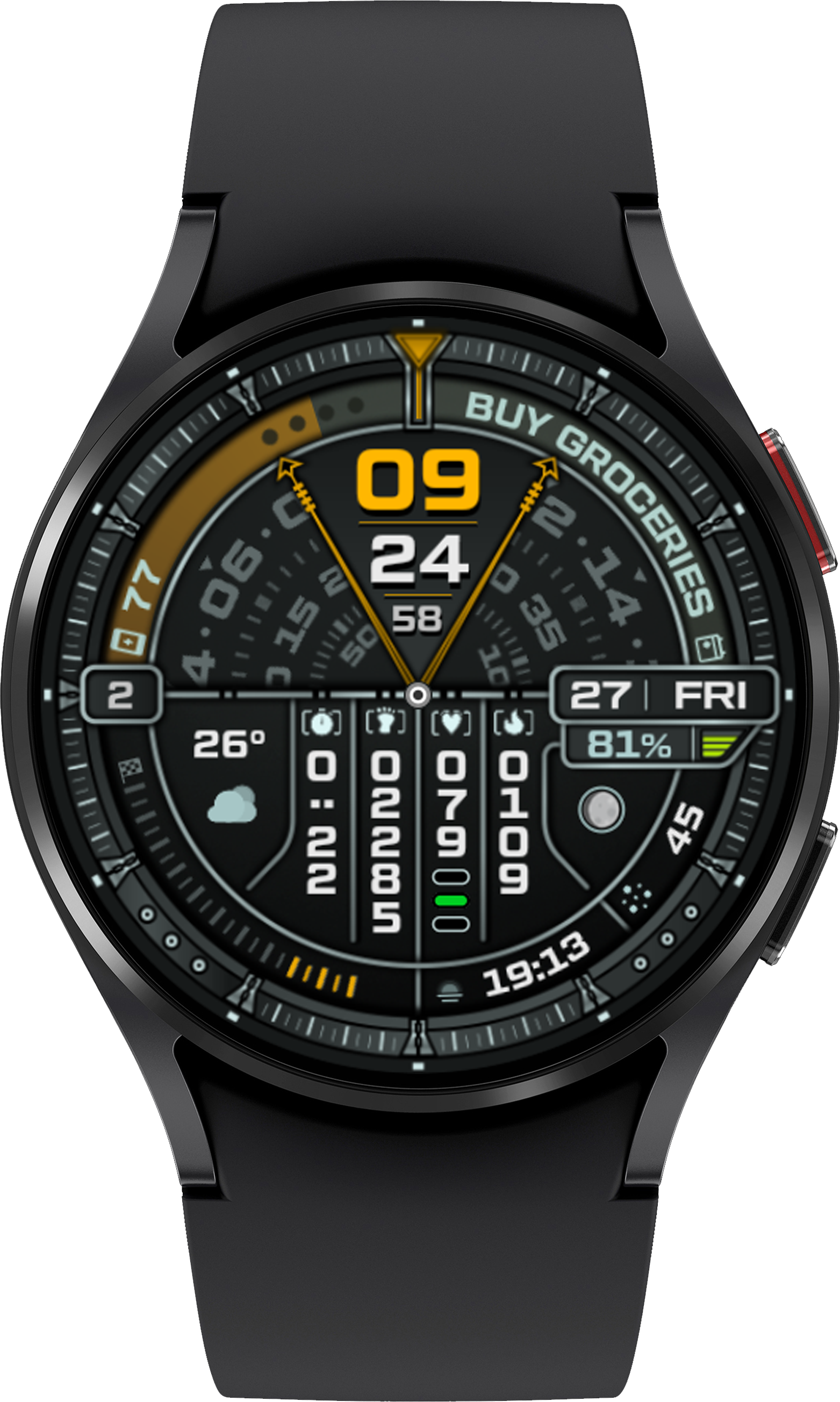 DIGI 5 Digital Watch Face